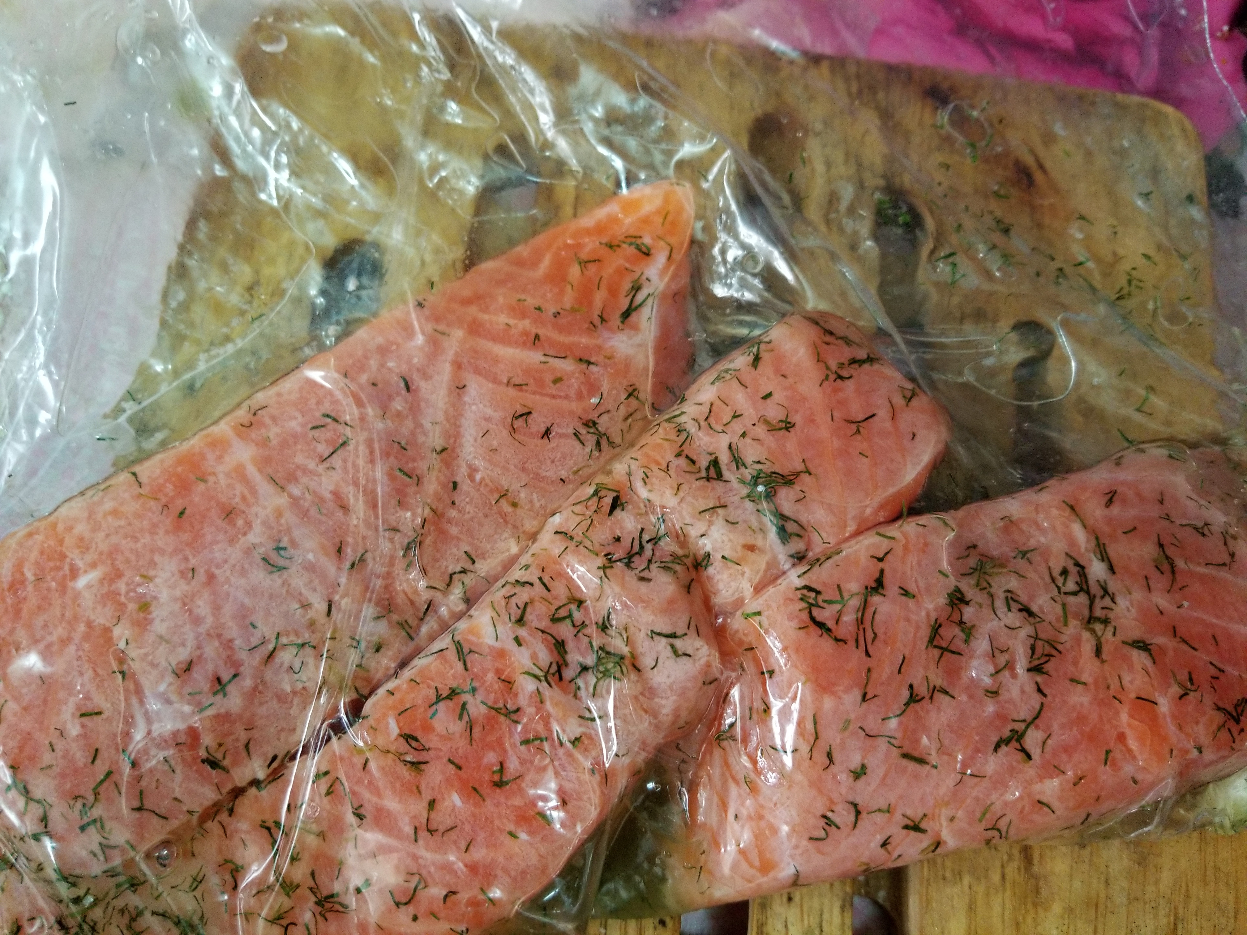 Sous-vide salmon recipe